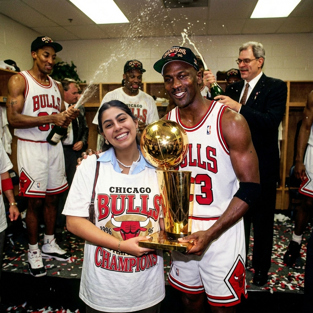 Shiraz with Michael Jordan